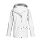 Veste d'extérieur imperméable et coupe-vent pour femme