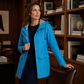 Veste d'extérieur imperméable et coupe-vent pour femme