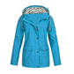 Veste d'extérieur imperméable et coupe-vent pour femme