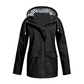 Veste d'extérieur imperméable et coupe-vent pour femme
