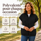 Gilet matelassé chaud pour femme