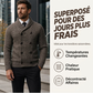 Cardigan en maille pour homme, col châle, double boutonnage