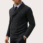 Cardigan en maille pour homme, col châle, double boutonnage