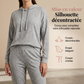 Ensemble de survêtement décontracté 2 pièces pour femme, couleur unie