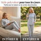 Ensemble de survêtement décontracté 2 pièces pour femme, couleur unie