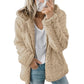 Veste polaire à capuche et à fermeture éclair pour femme