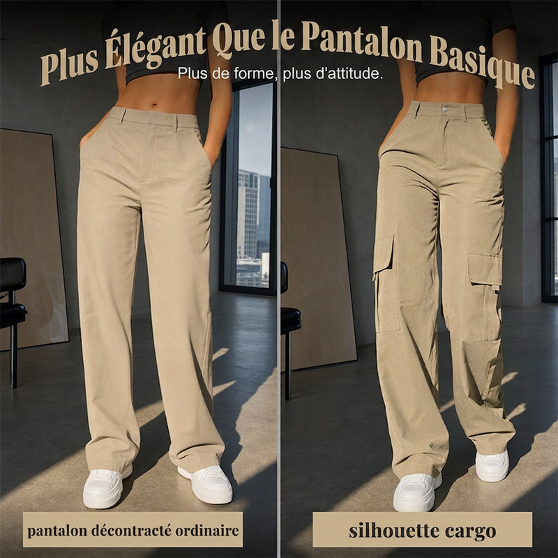 Pantalons cargo amincissants élégants pour femme
