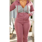 Ensemble décontracté pour femme : sweat à capuche ajusté et pantalon
