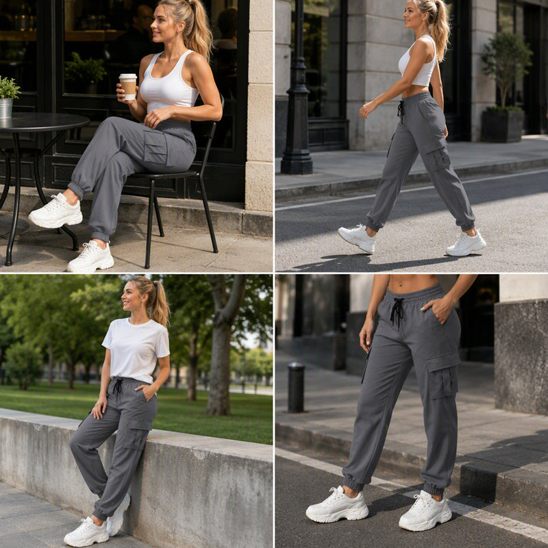 Joggers cargo décontractés pour femme
