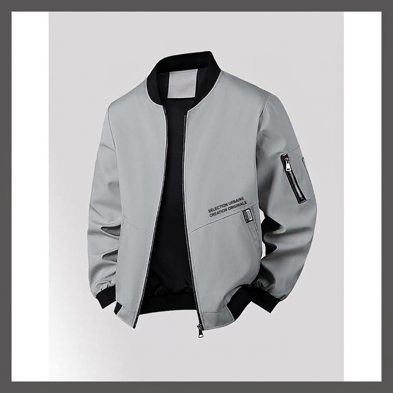 Blouson bomber décontracté léger pour homme