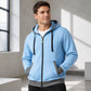 Veste à capuche zippée chaude