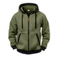 Veste à capuche zippée chaude