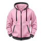 Veste à capuche zippée chaude