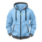 Veste à capuche zippée chaude