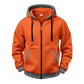 Veste à capuche zippée chaude