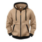 Veste à capuche zippée chaude
