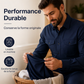 Ensemble deux pièces pour homme : chemise et pantalon en polyester
