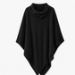 Châle en tricot élégant pour femme, coupe ample unie, cape polyvalente