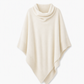 Châle en tricot élégant pour femme, coupe ample unie, cape polyvalente