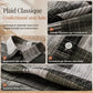 Chemise à manches longues à carreaux, coupe décontractée ample, vêtement d'extérieur grande taille avec protection solaire pour le printemps et l'automne