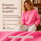 Sweat-shirt ample pour femme en maille gaufre