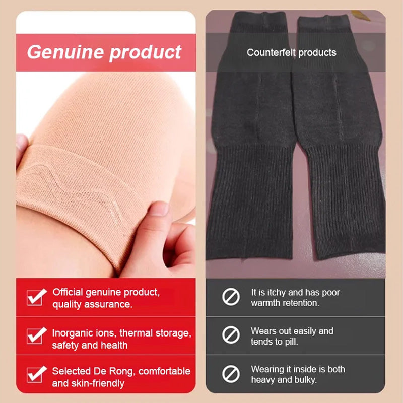 Genouillères longues, chaudes, extensibles et confortables