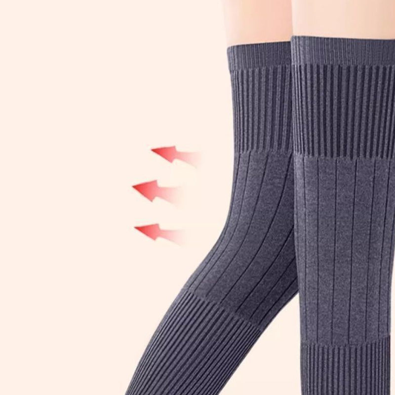 Genouillères longues, chaudes, extensibles et confortables