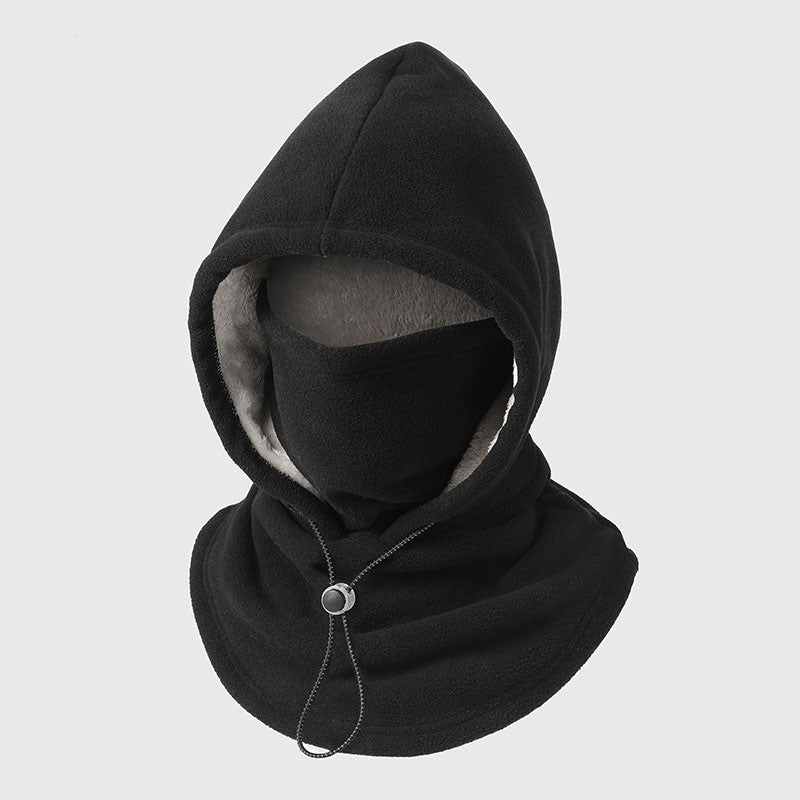 Cagoule thermique avec cordon de serrage
