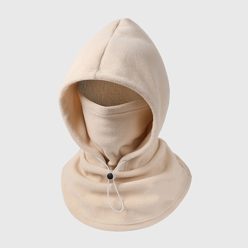 Cagoule thermique avec cordon de serrage