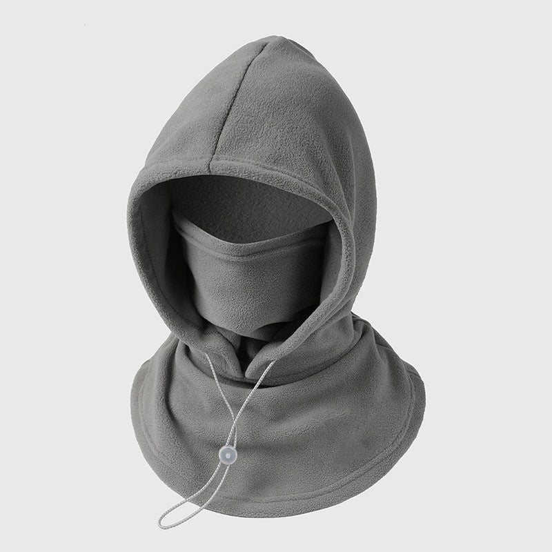 Cagoule thermique avec cordon de serrage