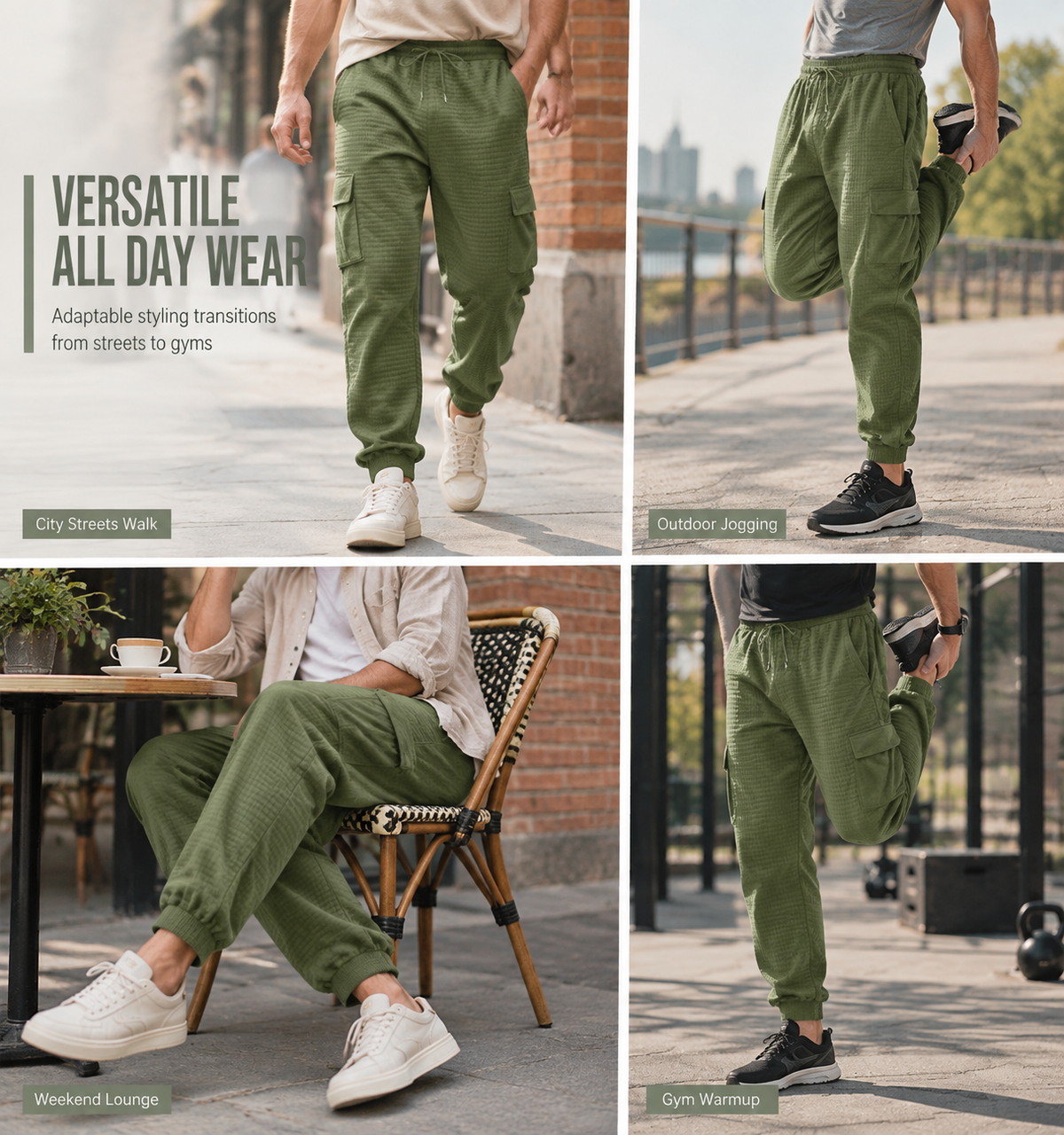 Hot Sale 50% OFF🔥Men's Casual Cargo Jogger Pants
