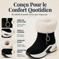 Bottes de neige antidérapantes et chaudes pour femme, pour l'hiver