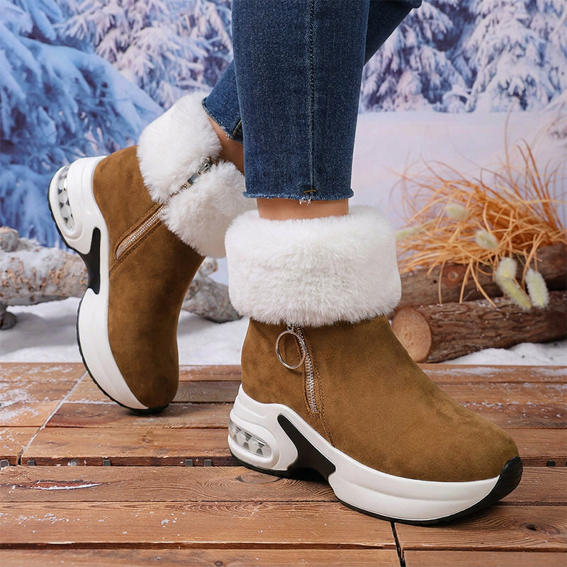 Bottes de neige antidérapantes et chaudes pour femme, pour l'hiver