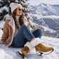 Bottes de neige antidérapantes et chaudes pour femme, pour l'hiver