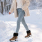 Bottes de neige antidérapantes et chaudes pour femme, pour l'hiver