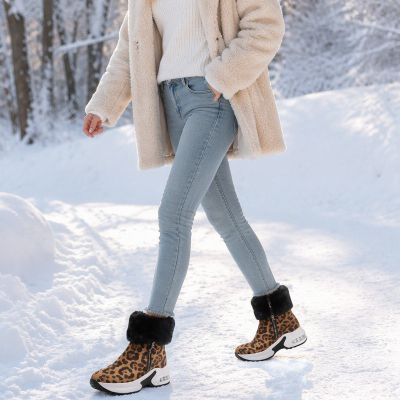 Bottes de neige antidérapantes et chaudes pour femme, pour l'hiver