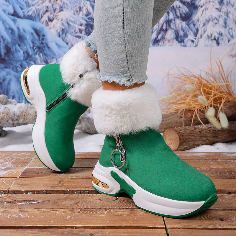Bottes de neige antidérapantes et chaudes pour femme, pour l'hiver