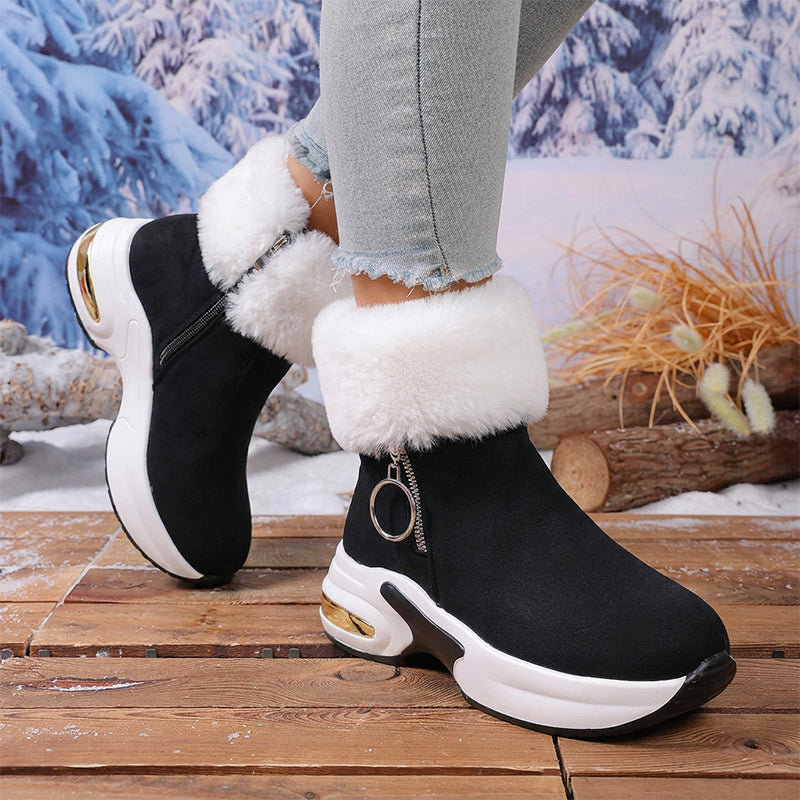 Bottes de neige antidérapantes et chaudes pour femme, pour l'hiver
