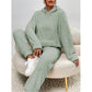 Ensemble de détente pour femme : sweat à capuche en peluche et pantalon