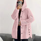 Veste à capuche en peluche coupe ample pour femme