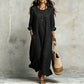 Robe maxi décontractée pour femme avec poches