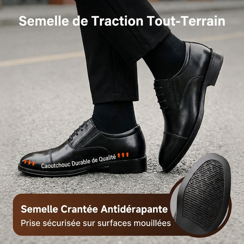 Chaussures en cuir formelles de business pour hommes gentlemen