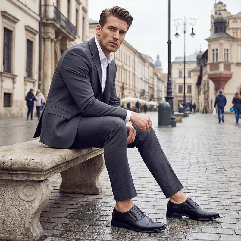 Chaussures en cuir formelles de business pour hommes gentlemen