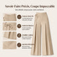Pantalon large décontracté à taille haute pour femme