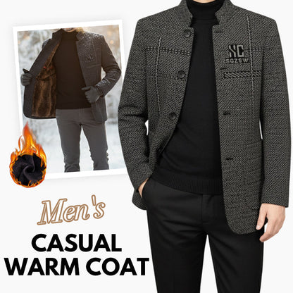 Veste d’hiver chaude épaisse décontractée pour homme