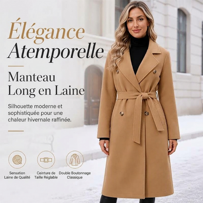 Trench coat ajusté à ceinture
