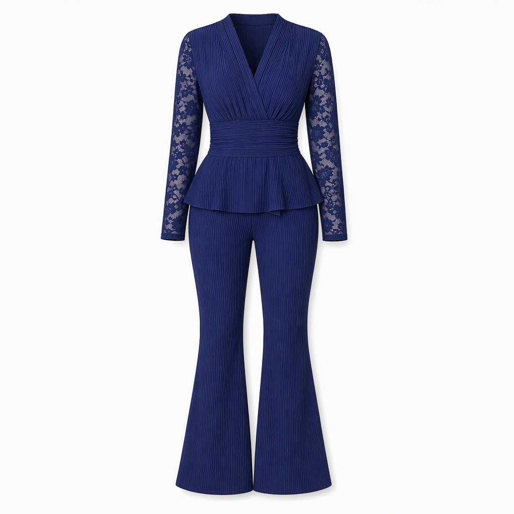 Ensemble pantalon deux pièces chic pour femme