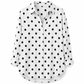 Blouse femme élégante et décontractée à manches longues et boutonnage
