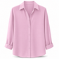 Blouse femme élégante et décontractée à manches longues et boutonnage