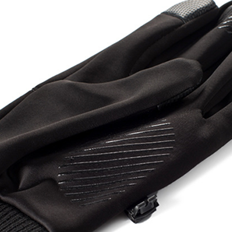 Gants doublés chauds et coupe-vent pour homme, avec bouts des doigts compatibles avec écran tactile